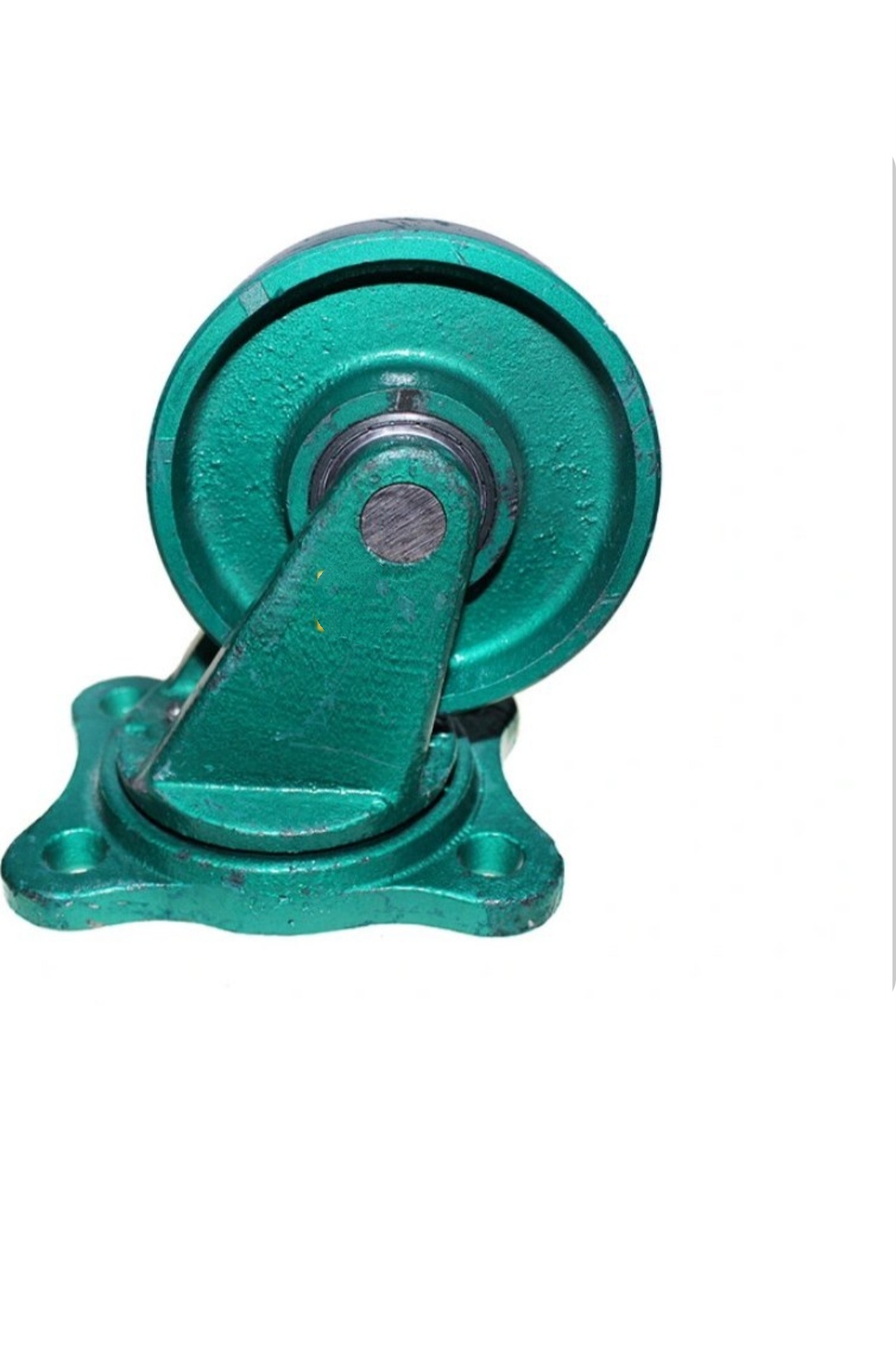 چرخ چدن سنگین گردان  روتراش ولاستیکی سایز25