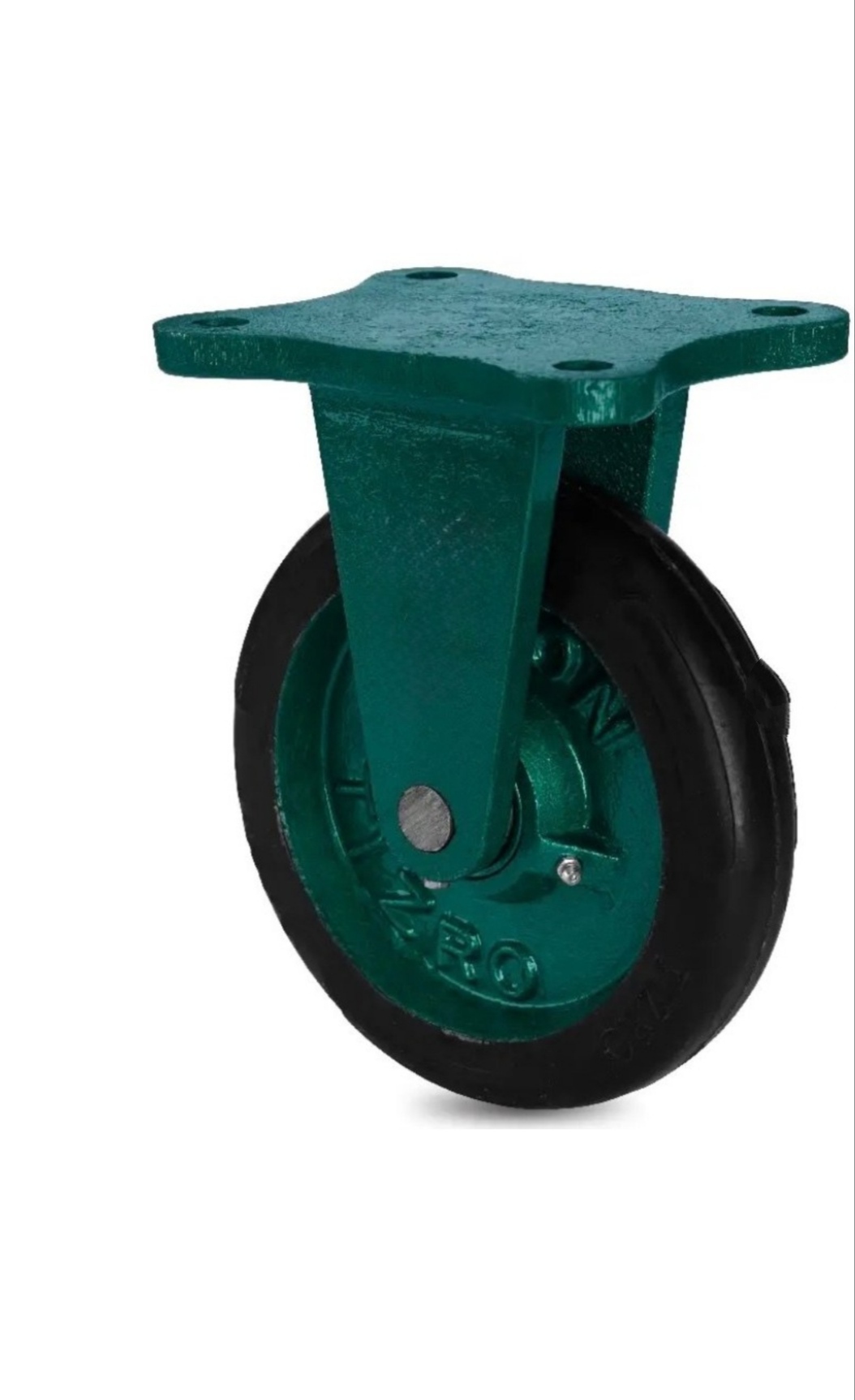 چرخ چدن سنگین ثابت روتراش ولاستیکی سایز 25